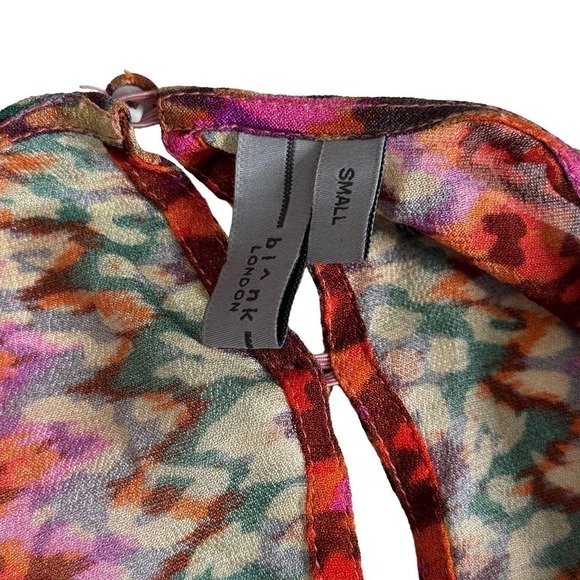 bl^nk London Top Blouse Long Sleeve Size Small‎ - Picture 6 of 11